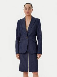 Marciano Guess Marynarka 5YPN22 7457A Granatowy Regular Fit. Niebieskie marynarki i żakiety Marciano Guess, z aplikacjami, z bawełny, bez ramiączek. Za 669.99 zł.