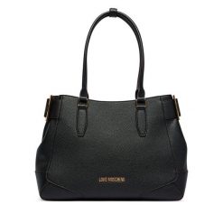 Torebka LOVE MOSCHINO. Czarne torebki klasyczne Love Moschino, bez wzorów, klasyczne, bez dodatków. Za 1,059.00 zł.