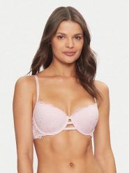 Hunkemöller Biustonosz z fiszbiną Andrea 205411 Różowy. Czerwone biustonosze Hunkemöller, bez wzorów, z syntetyku. Za 99.99 zł.