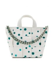Desigual Torebka 24SAXP60 Biały. Białe torebki klasyczne Desigual, bez wzorów, ze skóry, bez dodatków. Za 289.99 zł.