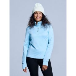 Bluza narciarska - Damskie - Arctic 2.0 - Ice Blue. Niebieskie bielizna termoaktywna damska POEDERBAAS, bez wzorów, z elastanu, bez ramiączek, narciarskie. Za 234.14 zł.
