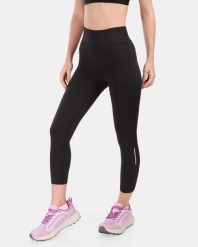 Damska legginsy sportowe Kilpi TENIA-W. Czarne legginsy Kilpi, bez wzorów, z nylonu, sportowe. Za 256.81 zł.