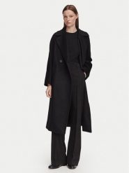 Weekend Max Mara Płaszcz wełniany Resina 2625016021 Czarny Regular Fit. Czarne płaszcze Weekend Max Mara, na zimę, bez wzorów, z wełny, bez kaptura. Za 3,379.00 zł.