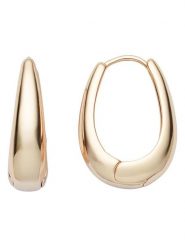 U.S. Polo Assn. Pozłacane kolczyki-kreole rozmiar: onesize. Żółte kolczyki U.S. Polo Assn., metalowe. Za 96.37 zł.