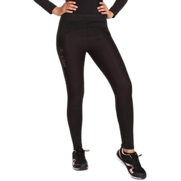 Damskie legginsy Kilpi Karang. Czarne legginsy Kilpi, bez wzorów, z poliesteru. Za 318.77 zł.