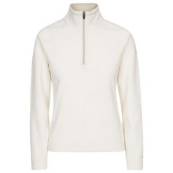 Trespass Skylar - Polar damski At100 Ghost. Białe bluzy z polaru Trespass, bez wzorów, z polaru, do jazdy konnej. Za 212.99 zł.