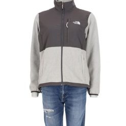 The North Face Kurtka polarowa damska Denali. Szare kurtki The North Face, l, bez wzorów, z polaru, sportowe, bez kaptura. Za 212.96 zł.