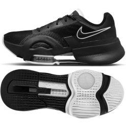 Buty Nike Air Zoom SuperRep 3 W DA9492 010 czarne. Czarne buty treningowe Nike, bez wzorów, z gumy, bez zapięcia. Za 899.00 zł.