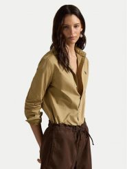 Polo Ralph Lauren Koszula 211A92177012 Beżowy Classic Fit. Brązowe koszule Polo Ralph Lauren, l, bez wzorów, z bawełny, bez kołnierzyka, bez ramiączek. Za 689.99 zł.