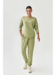 TATUUM Bluza w kolorze jasnozielonym rozmiar: L. Zielone bluzy Tatuum, l, bez wzorów, bez ramiączek, bez kaptura. Za 131.43 zł.