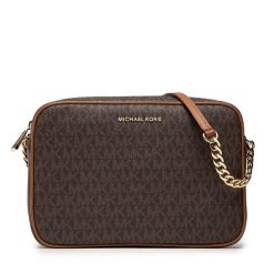 Torebka MICHAEL Michael Kors. Brązowe listonoszki MICHAEL Michael Kors, bez wzorów, bez dodatków. Za 579.99 zł.