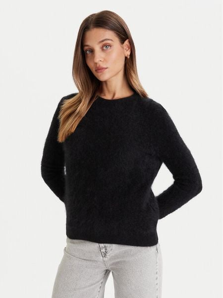 ViCOLO Sweter 22066F Czarny Regular Fit. Czarne swetry ViCOLO, m, bez wzorów, bez ramiączek. Za 1,189.00 zł.