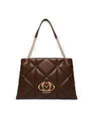 LOVE MOSCHINO Torebka JC4040PP1PLC0300 Brązowy. Brązowe shopper bag Love Moschino, bez wzorów, ze skóry, bez dodatków. Za 1,099.00 zł.