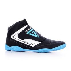 Buty bramkarskie Tempish Elite-G 119000083 czarne. Czarne buty treningowe bez wzorów, bez zapięcia, do piłki nożnej. Za 659.25 zł.