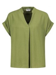 Sublevel Bluzka w kolorze zielonym rozmiar: XL. Zielone bluzki Sublevel, xl, bez wzorów, bez kołnierzyka, bez ramiączek. Za 82.99 zł.