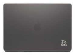 ZAGG Hardshell - obudowa ochronna do MacBook Air 13" M2 (2022) / M3 (2024) / M4 (2025) (smoke). Brązowe walizki No Name. Za 150.99 zł.