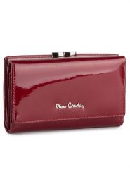 Pierre Cardin Portfel 05 LINE 108 Bordowy. Czerwone portfele Pierre Cardin, bez wzorów, z lakierowanej skóry. Za 119.99 zł.