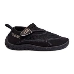 Damskie Buty Do Wody Czarne Big Star NN274A805. Czarne buty treningowe bez wzorów, bez zapięcia, do pływania. Za 103.36 zł.