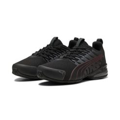Buty sportowe PUMA Voltaic Evo. Czarne buty treningowe Puma, bez wzorów, z materiału, bez zapięcia, trekkingowe. Za 279.00 zł.