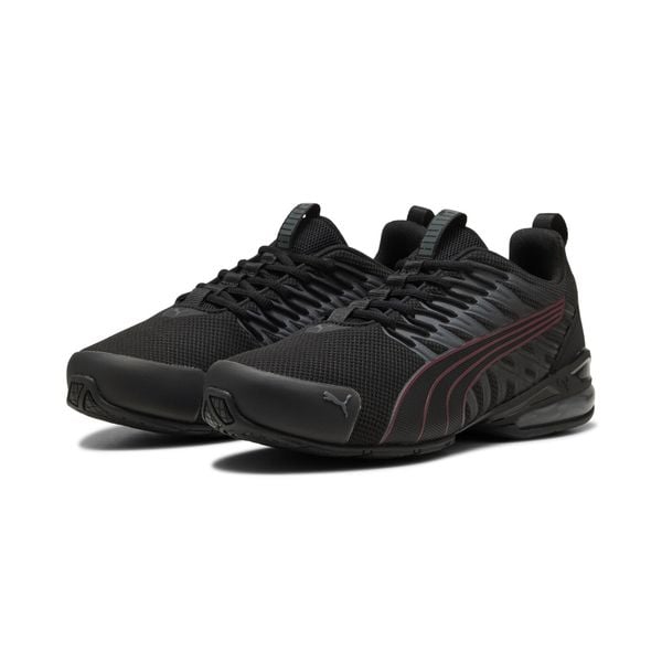 Buty sportowe PUMA Voltaic Evo. Czarne buty treningowe Puma, bez wzorów, z materiału, bez zapięcia, trekkingowe. Za 279.00 zł.