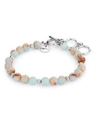 Tamaris Bransoletka z agalmatolitami rozmiar: onesize. Bransoletki Tamaris, ze stali. Za 104.45 zł.