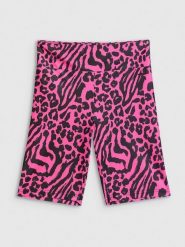 4F Legginsy kolarki dzianinowe damskie - różowe L. Czerwone legginsy 4f, na lato, l, bez wzorów, z dzianiny. Za 79.99 zł.