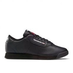 Buty do chodzenia damskie Reebok Princess. Czarne buty treningowe Reebok, bez wzorów, z materiału, bez zapięcia, trekkingowe, Reebok Princess. Za 289.00 zł.