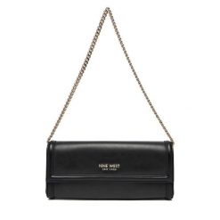 Torebka Nine West. Czarne torebki klasyczne Nine West, bez wzorów, klasyczne, bez dodatków. Za 219.99 zł.
