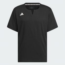Bluza Adizero Dugout Cage (uniseks). Czarne bluzy adidas, uniwersalny, bez wzorów, z materiału, bez ramiączek, bez kaptura. Za 279.00 zł.