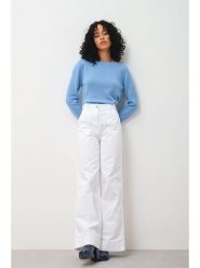 AUTHENTIC CASHMERE Kaszmirowy sweter "Criou" w kolorze błękitnym rozmiar: XXL. Niebieskie swetry AUTHENTIC CASHMERE, xxl, bez wzorów, z kaszmiru, bez ramiączek. Za 351.38 zł.