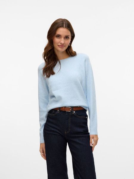 Vero Moda Sweter w kolorze błękitnym rozmiar: M. Niebieskie swetry Vero Moda, m, bez wzorów, bez ramiączek. Za 79.03 zł.