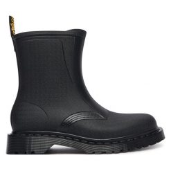 Kalosze Dr. Martens. Czarne kalosze Dr Martens, bez wzorów, bez zapięcia. Za 679.99 zł.