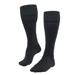 Podkolanówki damskie Falke SK7 Race. Czarne skarpetki Falke, bez wzorów, z elastanu. Za 179.00 zł.