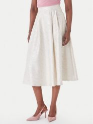 Rinascimento Spódnica trapezowa CFC0127694003 Écru Regular Fit. Spódnice Rinascimento, l, bez wzorów, z syntetyku, trapezowe. Za 749.99 zł.