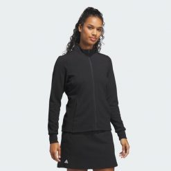Kurtka Performance Texture Full Zip. Czarne kurtki adidas, bez wzorów, klasyczne, bez kaptura. Za 329.00 zł.