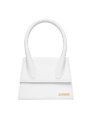 JACQUEMUS Torebka Le Grand Chiquioto 213BA003 Biały. Białe torebki klasyczne JACQUEMUS, bez wzorów, ze skóry, bez dodatków. Za 2,959.00 zł.