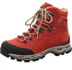 Buty trekkingowe damskie Meindl Bellavista. Czerwone trekkingi MEINDL, bez wzorów, z gore-texu, za kostkę, bez zapięcia, trekkingowe, gore-tex. Za 1,717.00 zł.