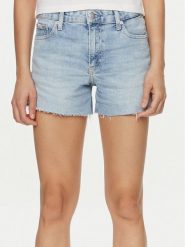 Calvin Klein Jeans Szorty jeansowe J20J222809 Niebieski Regular Fit. Niebieskie szorty Calvin Klein Jeans, bez wzorów, z bawełny. Za 209.99 zł.