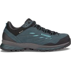 Buty trekkingowe damskie Lowa Delago Gtx Low. Niebieskie trekkingi Lowa, bez wzorów, z materiału, bez zapięcia, trekkingowe. Za 734.45 zł.