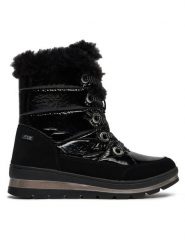 Caprice Śniegowce 9-26226-41 Czarny. Czarne śniegowce Caprice, bez wzorów, z materiału, bez zapięcia. Za 439.99 zł.
