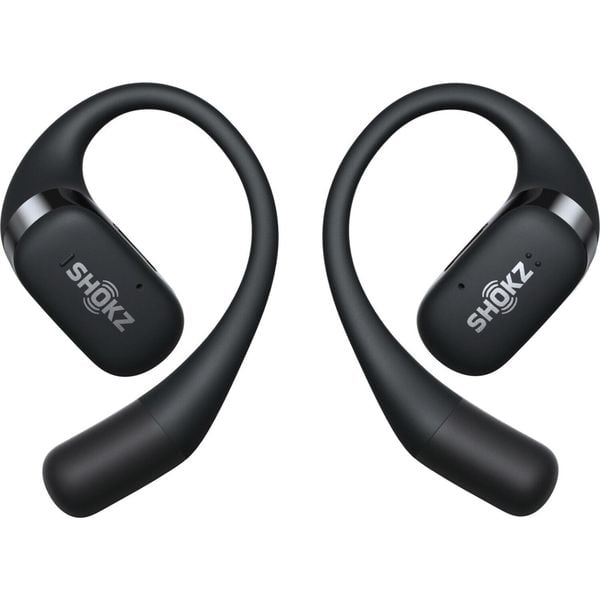 Słuchawki Shokz OpenFit - black. Czarne słuchawki do biegania SHOKZ. Za 623.99 zł.