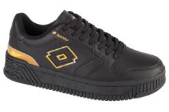 Buty damskie sportowe klasyczne SCOPI GC. Czarne buty treningowe Lotto, bez wzorów, z materiału, bez zapięcia, trekkingowe. Za 106.00 zł.