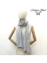 MILANO AMOUR Szal w kolorze jasnoszarym - 190 x 50 cm rozmiar: onesize. Szare szaliki i kominy MILANO AMOUR, bez wzorów, z kaszmiru. Za 120.45 zł.