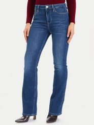 Guess Jeansy W5BA0L D4U5A Niebieski Flare Fit. Niebieskie jeansy Guess, l, z aplikacjami, z bawełny. Za 486.50 zł.