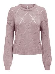 ONLY Sweter w kolorze jasnoróżowym rozmiar: XS. Różowe swetry ONLY, xs, bez wzorów, bez ramiączek. Za 74.99 zł.