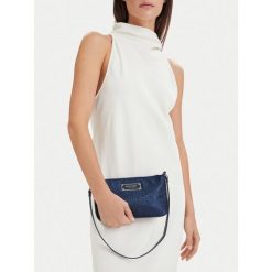 Torebka Nine West. Niebieskie torebki klasyczne Nine West, bez wzorów, klasyczne, bez dodatków. Za 169.99 zł.