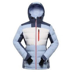 Damska kurtka puchowa Alpine Pro Ferera 2. Niebieskie kurtki narciarskie Alpine Pro, l, bez wzorów, z puchu, bez kaptura, narciarskie. Za 1,341.95 zł.