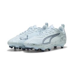 Młodzieżowe buty piłkarskie ULTRA 6 PLAY FG/AG PUMA. Biała buty do biegania Puma, bez wzorów, bez zapięcia, do biegania. Za 219.00 zł.