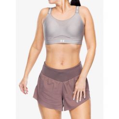 Biustonosz sportowy Under Armour Infinity 2.0 High Sports Big Cup Bra. Szare biustonosze sportowe Under Armour, bez wzorów, na fitness i siłownię. Za 209.99 zł.