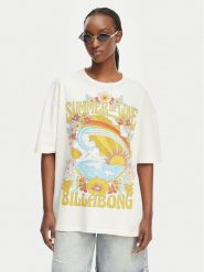 Billabong T-Shirt Summer Of Love EBJZT00592 Biały Loose Fit. Białe t-shirty Billabong, l, bez wzorów, z bawełny, bez kołnierzyka, bez ramiączek. Za 169.99 zł.